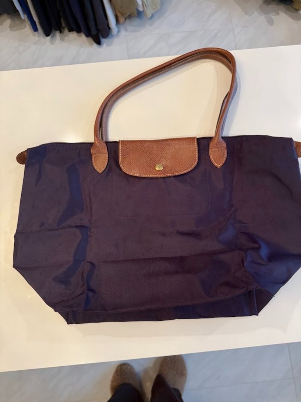 Longchamp Le Pliage Large Nylon Tote | Purple